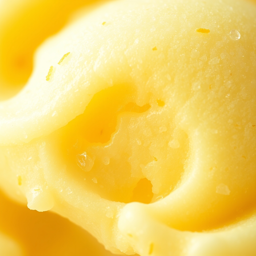 Lemon Cream — macro texture