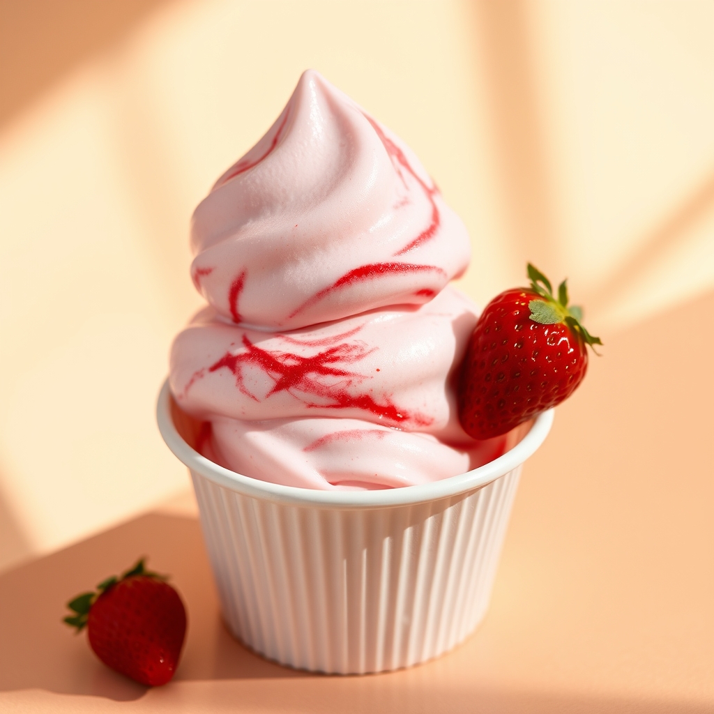 Strawberry Ricotta gelato